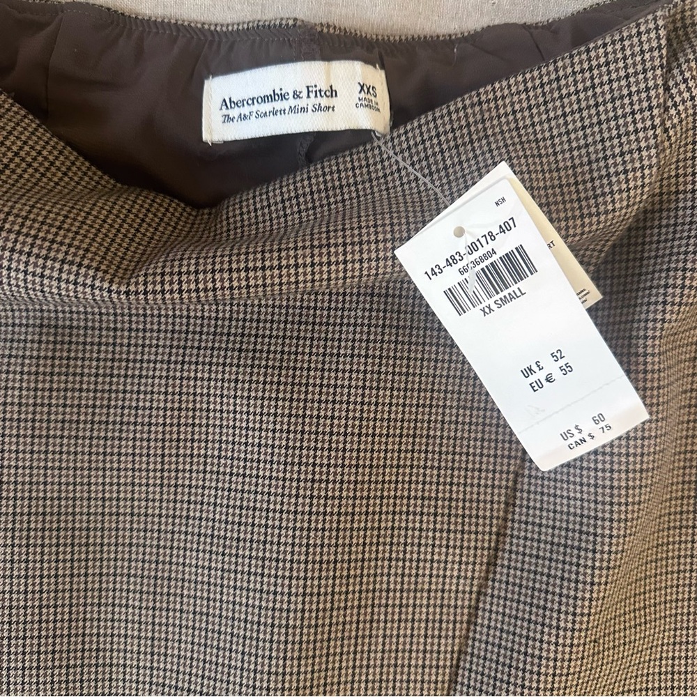 NWT Abercrombie Scarlett High Waist Mini Skirt - XXS - Picture 3 of 5